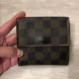 Louis Vuitton Damier Ebene Compact Wallet Elise